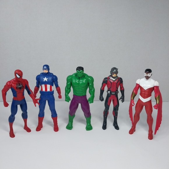 Marvel Other - Marvel Avengers 6" inch action figures 2016 Lot of 5 Spider-Man Ant Man Hulk